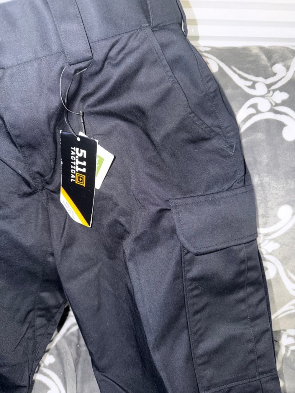 5.11 Tactical Navy Cargo Pants - Utility Work Trousers Women’s Sz 12 - Picture 2 of 9